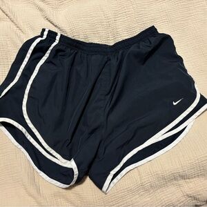 Nike Women's Navy Blue Athletic Shorts